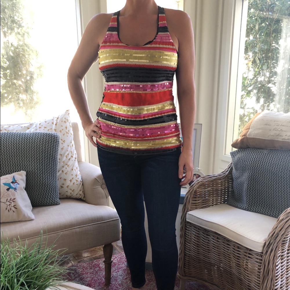 Comfy sequin tank